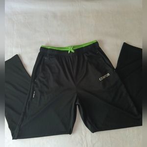 CENFOR Men's Sweatpants with Pockets Open Bottom Workout Pants, for Athletic, L.